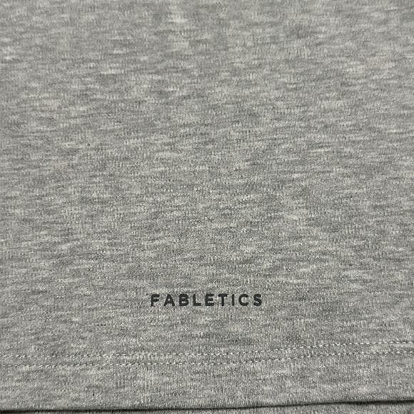 Fabletics Size S Gray Live-In Halter Tank Athletic Activewear Gym Yoga Workout - Picture 3 of 6